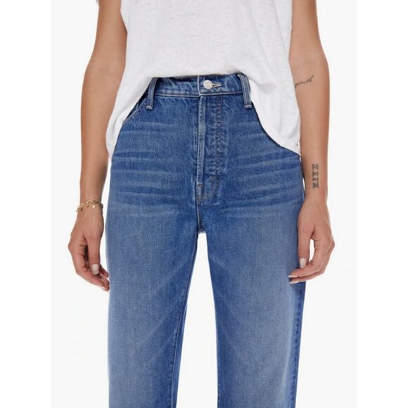 💕MOTHER SUPERIOR💕 The Ditcher Crop Jeans ~ Hit The Ground Running 27 NWOT - Picture 6 of 16